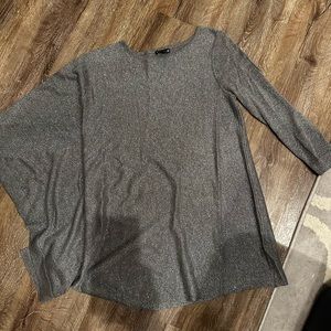 Express silver/shimmery shirt